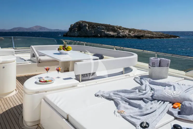 Charter Yacht LAZY DAYS - Ferretti 80 - 4 Cabins - Athens - Mykonos - Paros - Cyclades - Greece