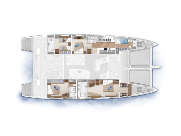 LA DÉSIRADE Lagoon Seventy 7 - layout LA DÉSIRADE Lagoon Seventy 7 - layout