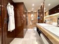 LE VERSEAU Princess 40M master cabin bathroom