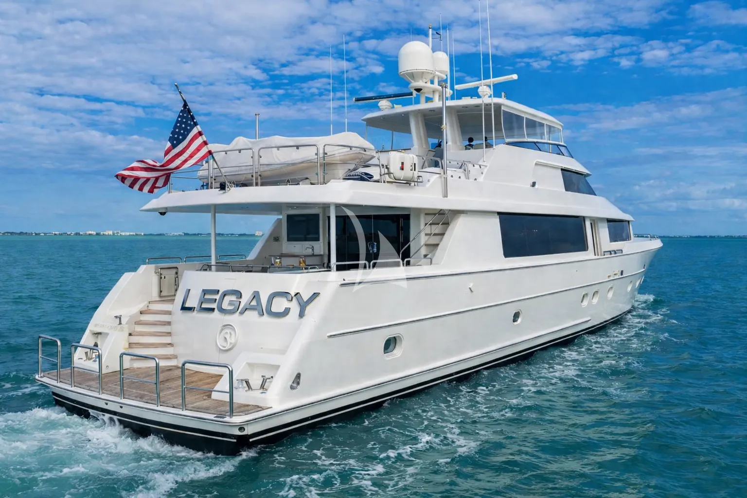 LEGACY Westport 112 - aft shot