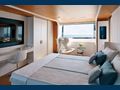LEGEND Benetti 121 master cabin bed and TV