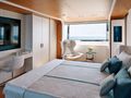 LEGEND Benetti 121 master cabin bed and TV
