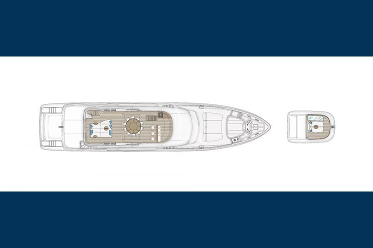 Layout for LEGEND Benetti 121 motor yacht layout flybridge