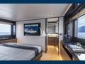 LEGEND II Absolute Navetta 68 master cabin bed and TV
