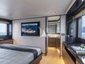 LEGEND II Absolute Navetta 68 master cabin bed and TV