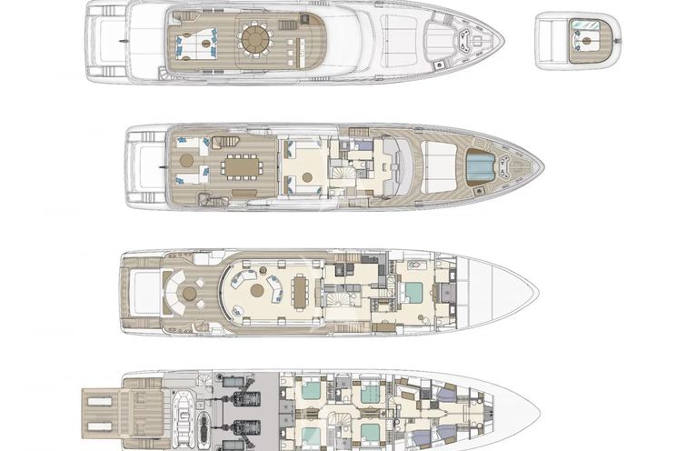 Layout for LEGEND Benetti 121 - layout
