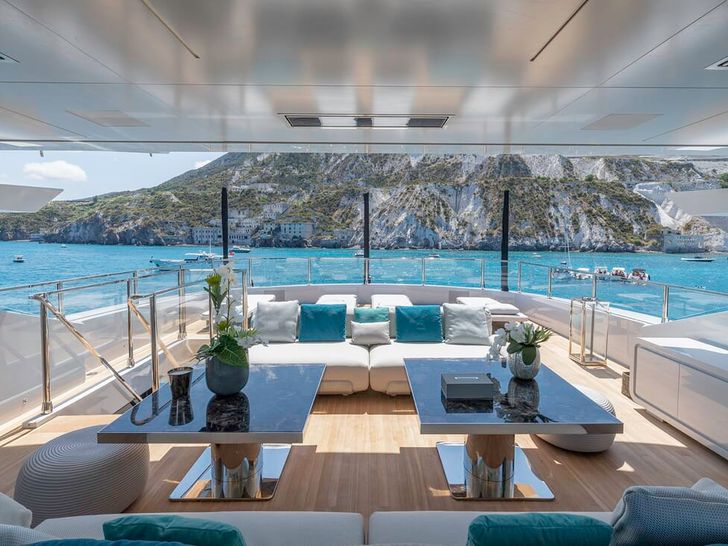 LEL Rossinavi 50m flybridge coffee tables LEL Rossinavi 50m flybridge coffee tables