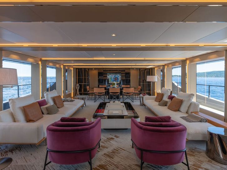 LEL Rossinavi 50m main saloon LEL Rossinavi 50m main saloon