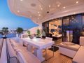 LEOPARD Leopard 34m - aft deck seating and dining area LEOPARD Leopard 34m - aft deck seating and dining area