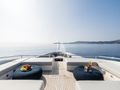 LES BRUXELLOIS Sanlorenzo SD126 foredeck upper lounging area