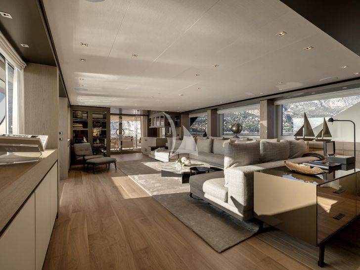 LES BRUXELLOIS Sanlorenzo SD126 - main saloon LES BRUXELLOIS Sanlorenzo SD126 - main saloon