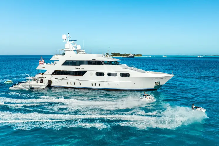 Charter Yacht LEVERAGE - Palmer Johnson 125 - Nassau - Exumas - Bahamas