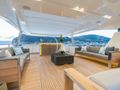 LE VERSEAU Princess 40M - flybridge seating area LE VERSEAU Princess 40M - flybridge seating area