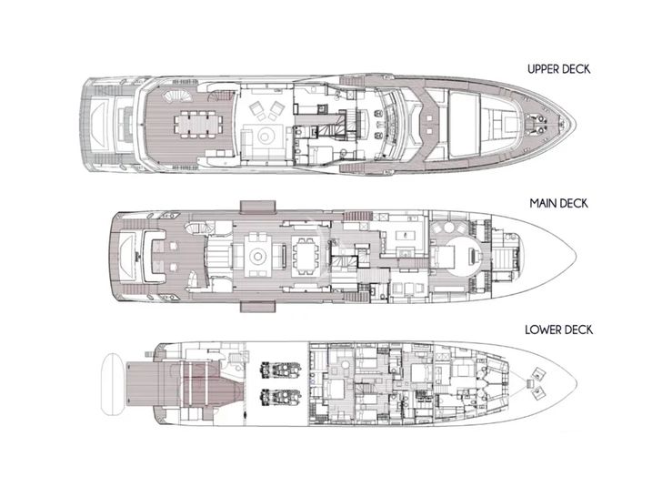 LE VERSEAU Princess 40M - layout LE VERSEAU Princess 40M - layout