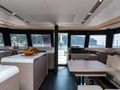 LIBERTA Fountaine Pajot Samana 59 - saloon lounge and galley LIBERTA Fountaine Pajot Samana 59 - saloon lounge and galley