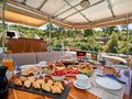 LIBRA Gulet 31m - alfresco breakfast LIBRA Gulet 31m - alfresco breakfast