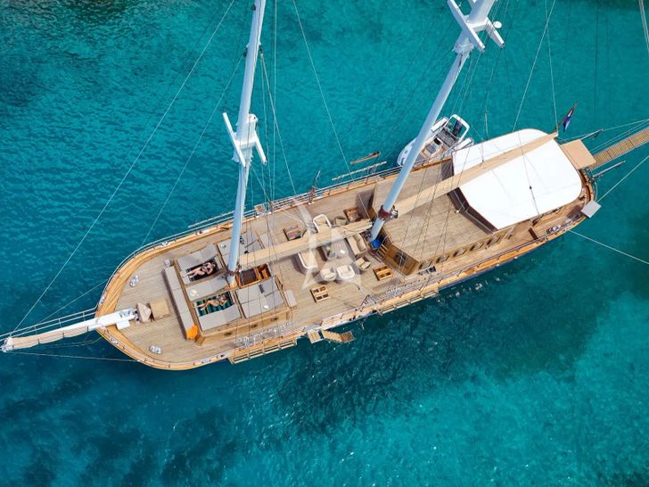 LIBRA Gulet 31m - top aerial shot LIBRA Gulet 31m - top aerial shot