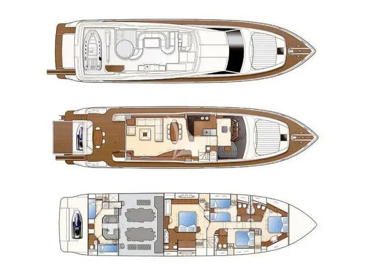 LIDIA Ferretti 830 - layout LIDIA Ferretti 830 - layout