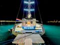 LIFE IS GOOD Ximar Sailing Yacht 45m - aft view at night LIFE IS GOOD Ximar Sailing Yacht 45m - aft view at night