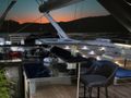 LIFE IS GOOD Ximar Sailing Yacht 45m flybridge bar area