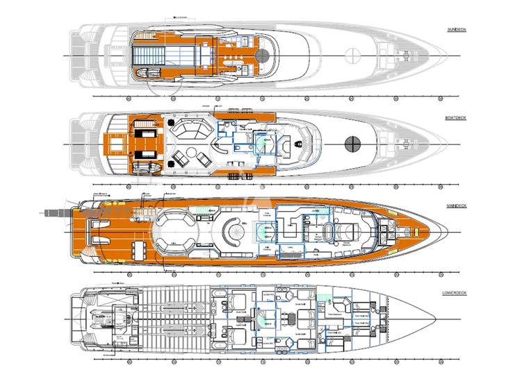 LIFE SAGA Heesen Diaship 3850 - layout LIFE SAGA Heesen Diaship 3850 - layout
