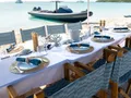 LIMERENCE Alia Sea Club 53m - beach dining LIMERENCE Alia Sea Club 53m - beach dining