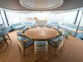 LIMERENCE Alia Sea Club 53m - heli deck dining area LIMERENCE Alia Sea Club 53m - heli deck dining area