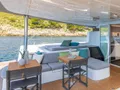 LINDA Lagoon 60 - aft deck alfresco dining area LINDA Lagoon 60 - aft deck alfresco dining area