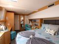 LIR Fountaine Pajot Victoria 67 - Master Stateroom and Entrance LIR Fountaine Pajot Victoria 67 - Master Stateroom and Entrance