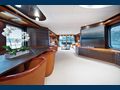 LITTLE PEARL Moonen 30m Superyacht dining area with TV