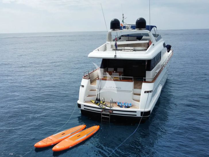 LIZARD Sanlorenzo 72 - aft shot LIZARD Sanlorenzo 72 - aft shot