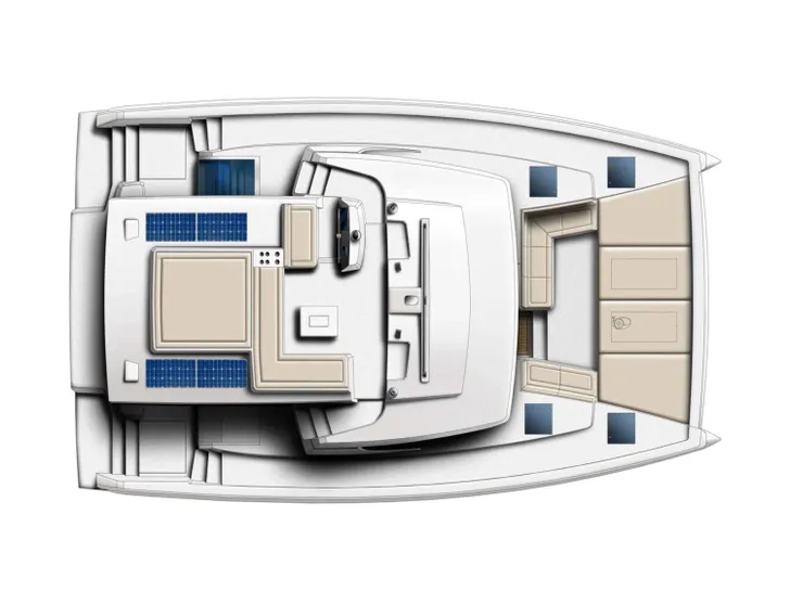 LOBA DO MAR Bali 4.6 - exterior layout LOBA DO MAR Bali 4.6 - exterior layout