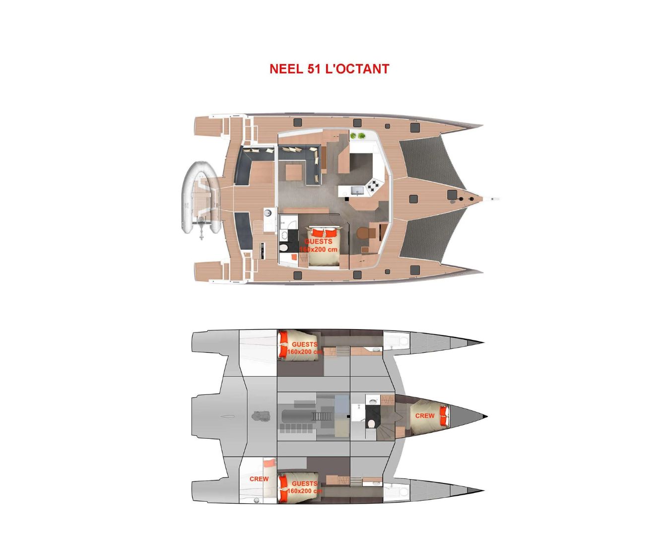 Layout for L'OCTANT Neel 51 - layout