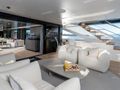 LOEWE Tankoa T55 Sportiva - main aft deck lounge LOEWE Tankoa T55 Sportiva - main aft deck lounge