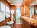LOHANKA Hakvoort 40m VIP cabin bathroom LOHANKA Hakvoort 40m VIP cabin bathroom