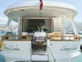 LIBERTY OF LONDON Custom Aluminum Cutter 24m - aft deck LIBERTY OF LONDON Custom Aluminum Cutter 24m - aft deck