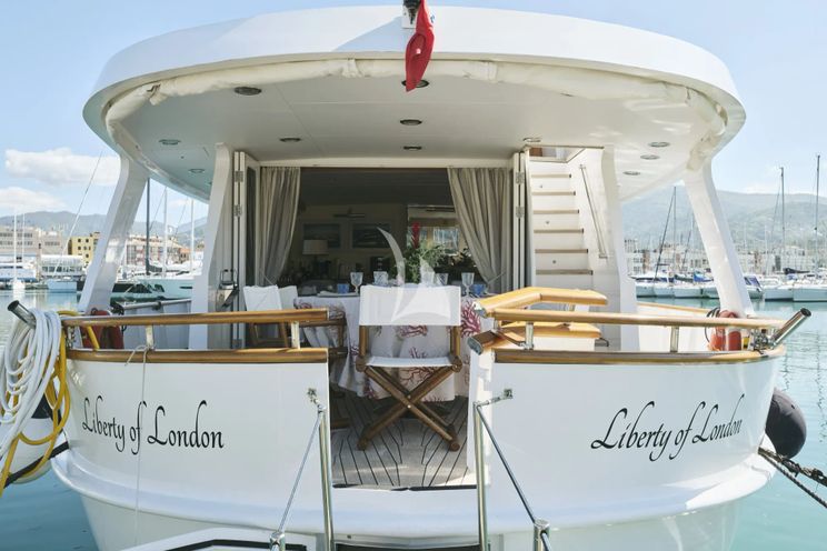 Charter Yacht LIBERTY OF LONDON - Custom Aluminum Cutter 24m - 4 Cabins - Lavagna - La Spezia - Liguria - Italian Riviera