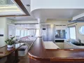 LIBERTY OF LONDON Custom Aluminum Cutter 24m - galley bar LIBERTY OF LONDON Custom Aluminum Cutter 24m - galley bar