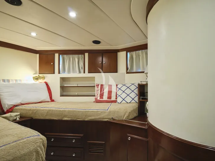 LIBERTY OF LONDON Custom Aluminum Cutter 24m - twin cabin LIBERTY OF LONDON Custom Aluminum Cutter 24m - twin cabin