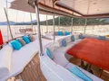 LUCE DEL MARE Motor Sailer 33m - aft dining lounge LUCE DEL MARE Motor Sailer 33m - aft dining lounge