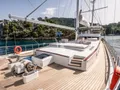 LUCE DEL MARE Motor Sailer 33m - foredeck sunbathing lounge LUCE DEL MARE Motor Sailer 33m - foredeck sunbathing lounge