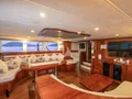 LUCE DEL MARE Motor Sailer 33m - main salon lounge LUCE DEL MARE Motor Sailer 33m - main salon lounge