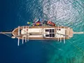 LUCE DEL MARE Motor Sailer 33m - top aerial shot LUCE DEL MARE Motor Sailer 33m - top aerial shot