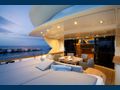 LUDI Cerri 86 aft deck with bronzing and dining area
