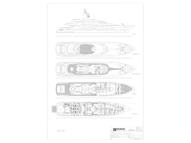 LUISA Heesen 4700 - layout LUISA Heesen 4700 - layout