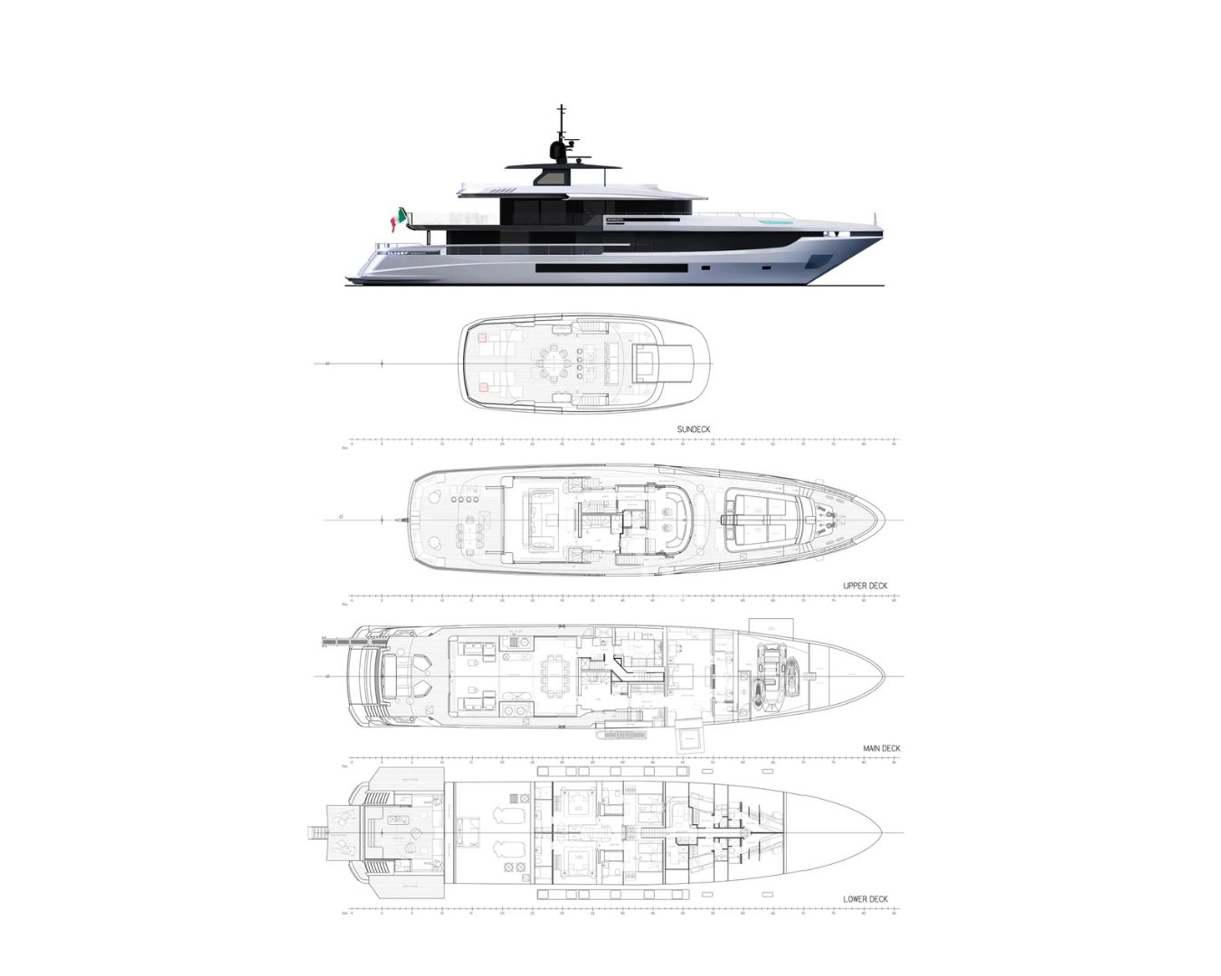 Layout for LULUS Mangusta Oceano 44 - layout