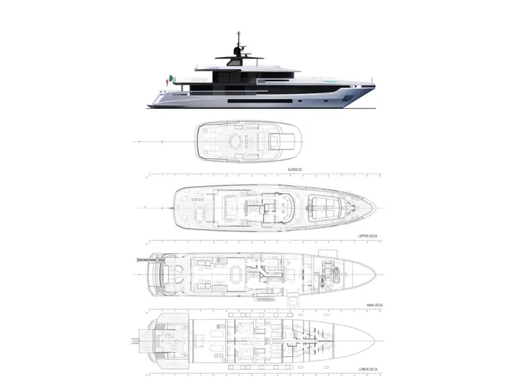 LULUS Mangusta Oceano 44 - layout LULUS Mangusta Oceano 44 - layout