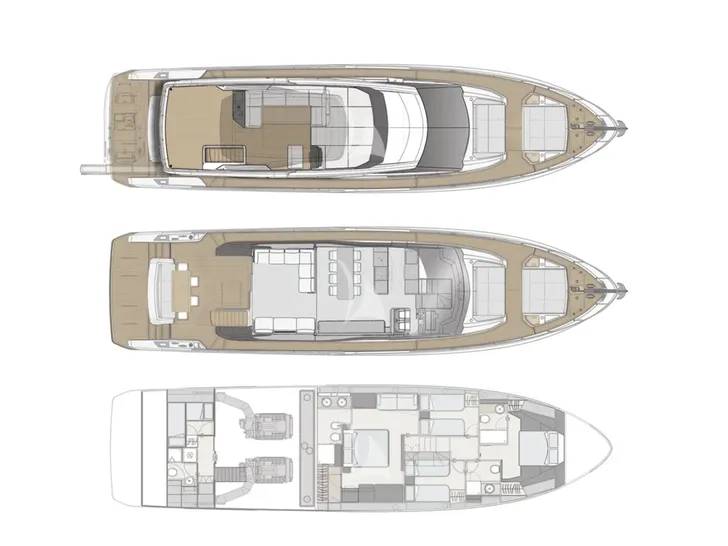 LUMALOU Ferretti 670 - layout LUMALOU Ferretti 670 - layout