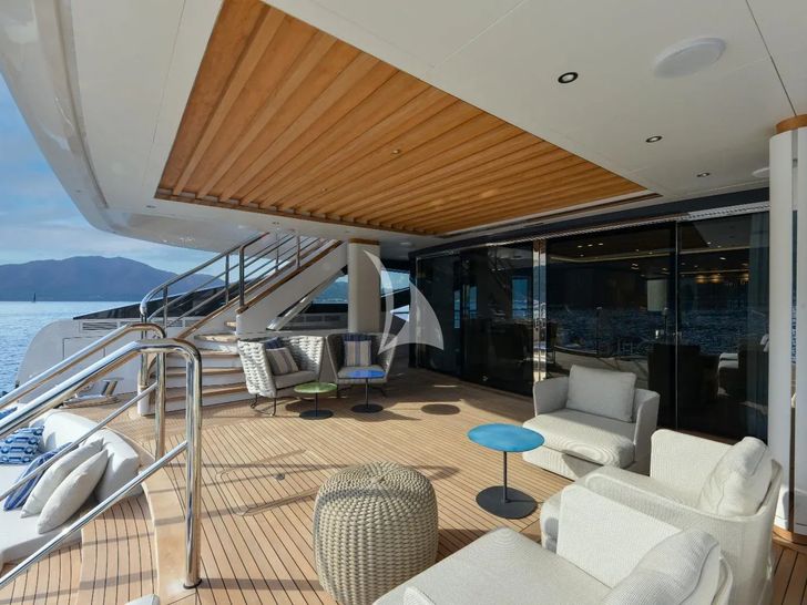 LUMIERE Benetti B.Now 50m Oasis - main aft deck LUMIERE Benetti B.Now 50m Oasis - main aft deck