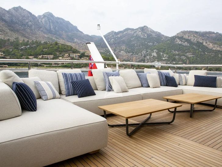 LUMIERE Benetti B.Now 50m Oasis - sky deck aft lounge LUMIERE Benetti B.Now 50m Oasis - sky deck aft lounge